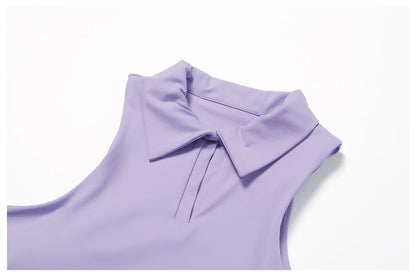 2 Piece Women's Gym Clothes Running Sports Fitness Breathable Yoga Tennis Top and Skirt Set - The Clothing Company Sydney
