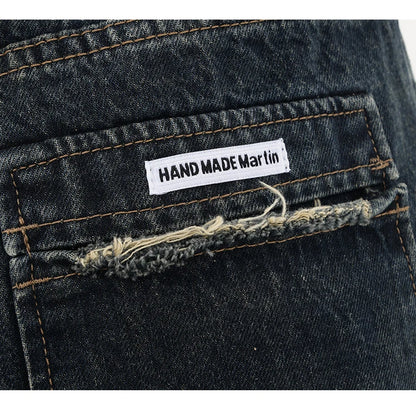 Women's Streetwear Retro High Waist Jeans Loose Wide Leg Denim Trousers Y2K Baggy Pants - The Clothing Company Sydney