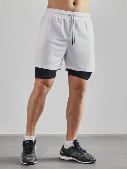Men’s Multi-Pocket Workout Shorts – Lined Fitness, Running & Beachwear Shorts The Clothing Company Sydney