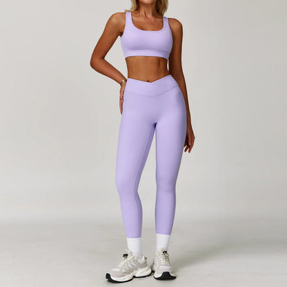2 Piece Women's Sportswear Yoga Gym Clothes Workout Outfits Yoga Suits Tracksuits Fitness Set Sports Bra Running Gym Leggings The Clothing Company Sydney