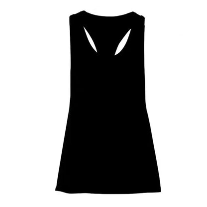 Loose Fit Sports Women's Gym Yoga Fitness Sports Tank Top Back T-shaped Quick Dry Sleeveless Running Tank Top The Clothing Company Sydney