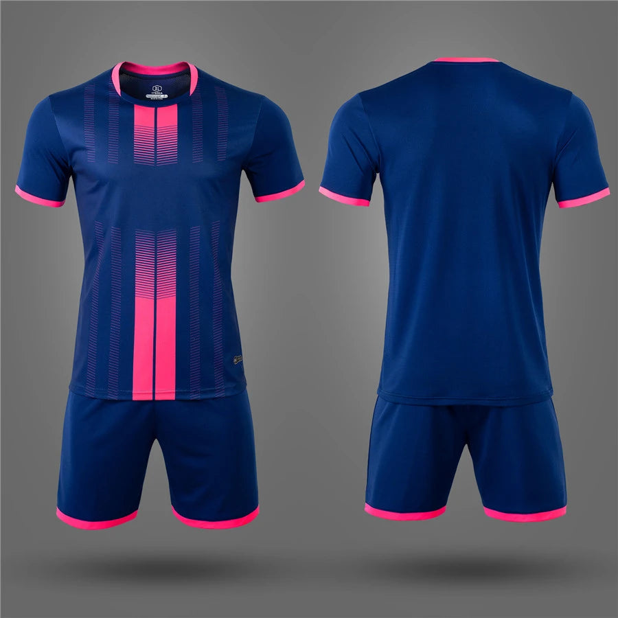 Men Women Kids Soccer Set Short Sleeve Volleyball Uniform Football Jersey Team Training Shirts Sport Kit Suit Breathable Set The Clothing Company Sydney
