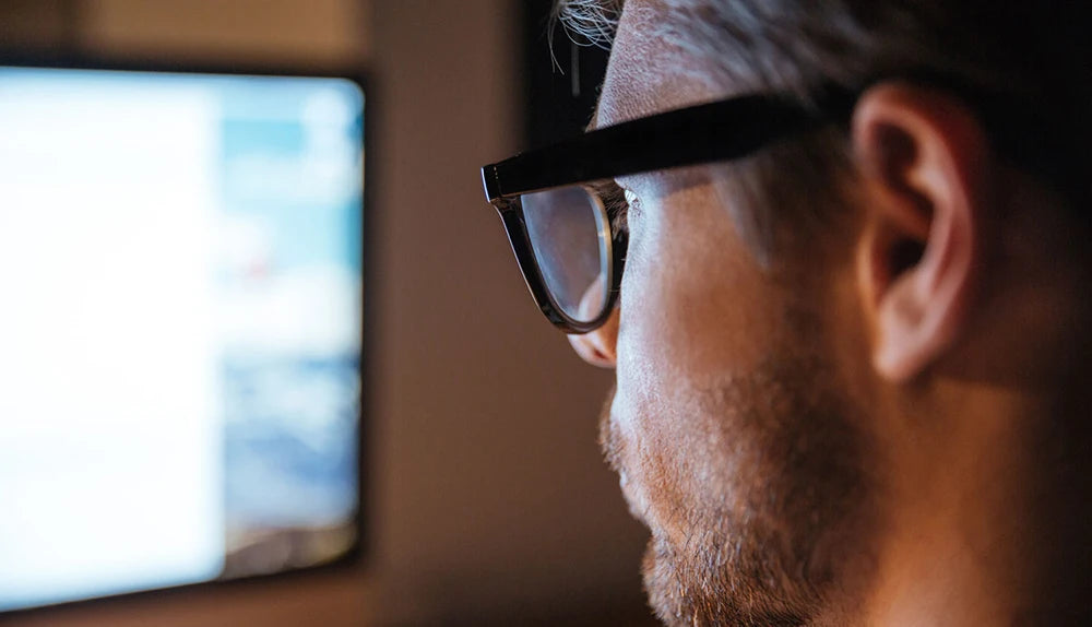 Night Vision Blue Light Blocking Glasses Men Square Computer Eye Protection Eyeglasses Gaming Women Orange Eyewear The Clothing Company Sydney