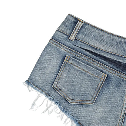 Women's Low Waist Pants Summer Fashion Casual Jeans Denim Shorts - The Clothing Company Sydney
