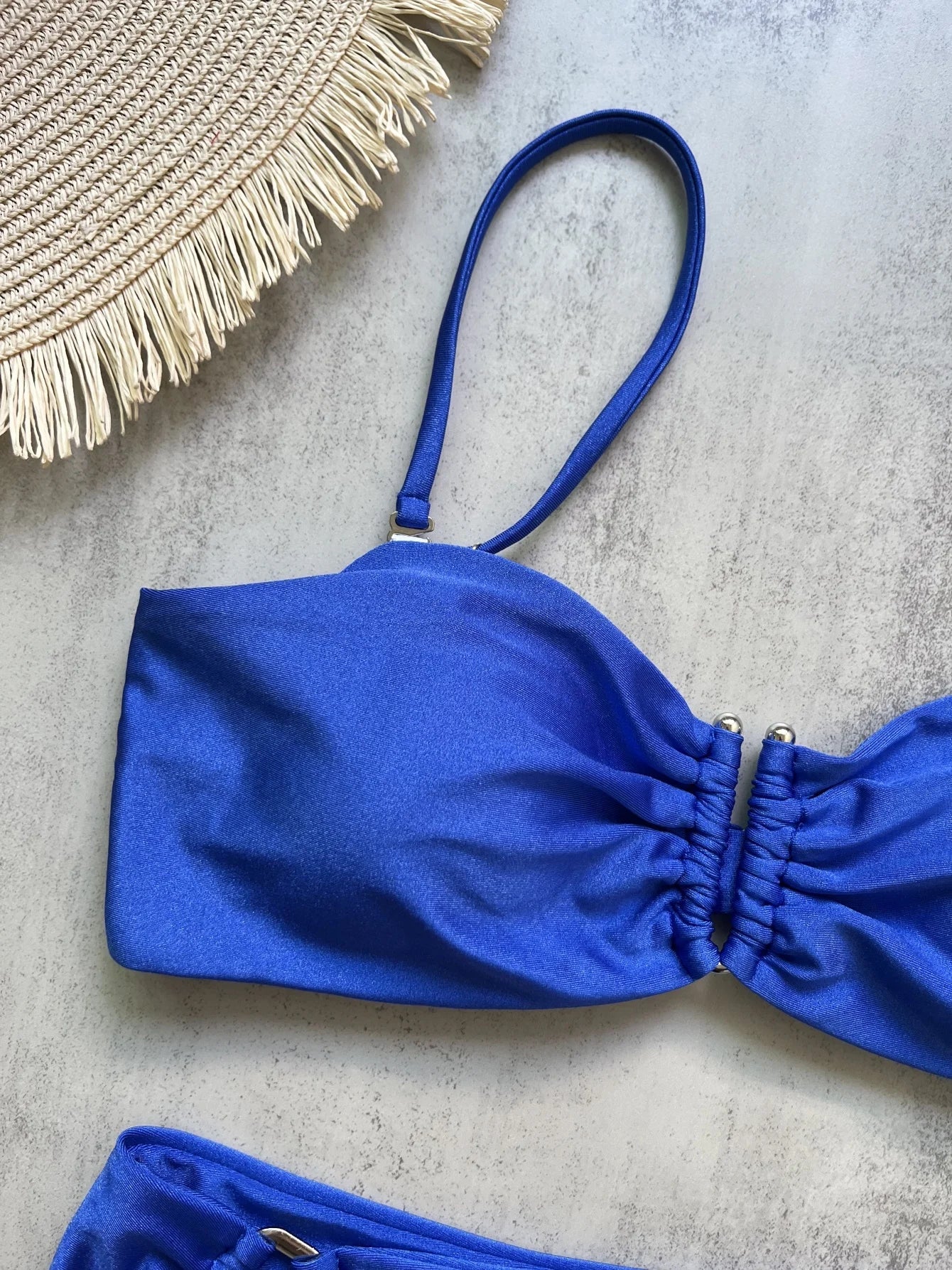 2 Piece Bandeau Bikini Push Up Swimsuit Swimwear Brazilian Bikini Set Thong Swim Suits Solid Beachwear The Clothing Company Sydney