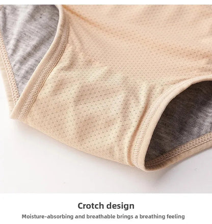 Plus Size Mesh Period Underwear Women's Special Menstrual Period Panties Class a Mid Waist Leak Proof Period Panties The Clothing Company Sydney