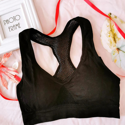 Women's Breathable Sports Bra Absorb Sweat Shockproof Padded Gym Running Fitness Double Layer Seamless Yoga Sports Bra The Clothing Company Sydney