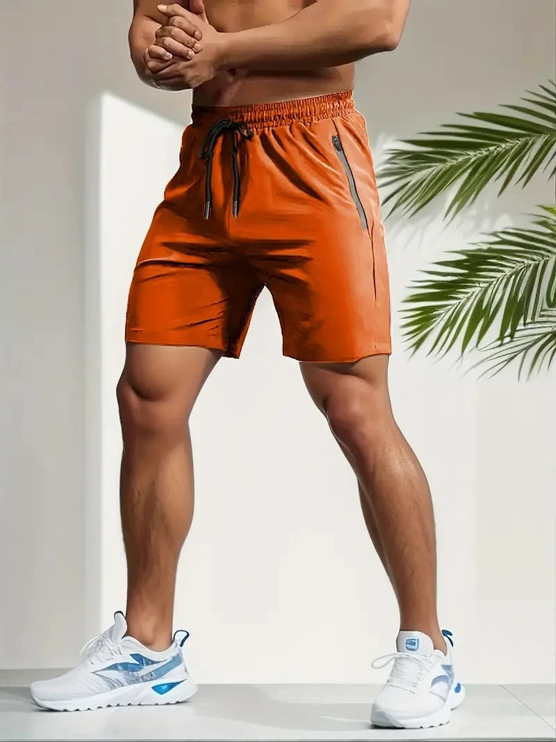 Summer Gym Sport Running Squat Fitness Workout Short Pants Breathable Quick-drying Drawstring Mens Shorts - The Clothing Company Sydney