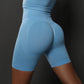 Seamless Yoga Workout Gym Fitness High Waist Sports Shorts The Clothing Company Sydney