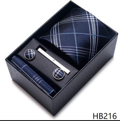 7.5 cm Business Ties Hanky Cufflink Set Tie Clips Green Necktie Corbatas For Men Wedding In Gift Box The Clothing Company Sydney