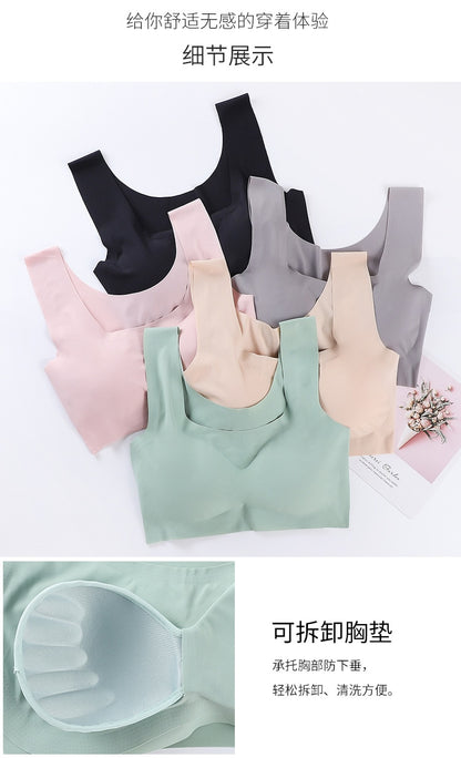 Ice Silk Bras Push Up Sports Bralette Emulsion Pad Sleep Bralette Lingerie Underwear The Clothing Company Sydney