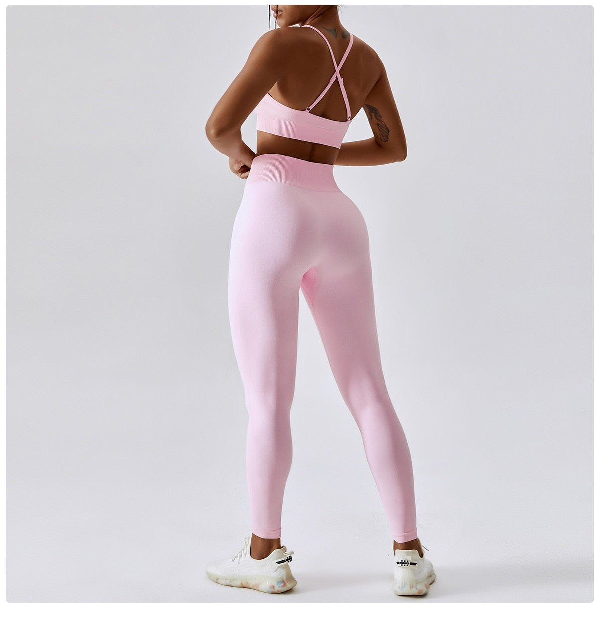 Seamless Athletic Wear Women Yoga Set 2 Piece Workout Tracksuit Sport Bra Gym Suits Fitness High Waist Running Leggings Sports Sets The Clothing Company Sydney