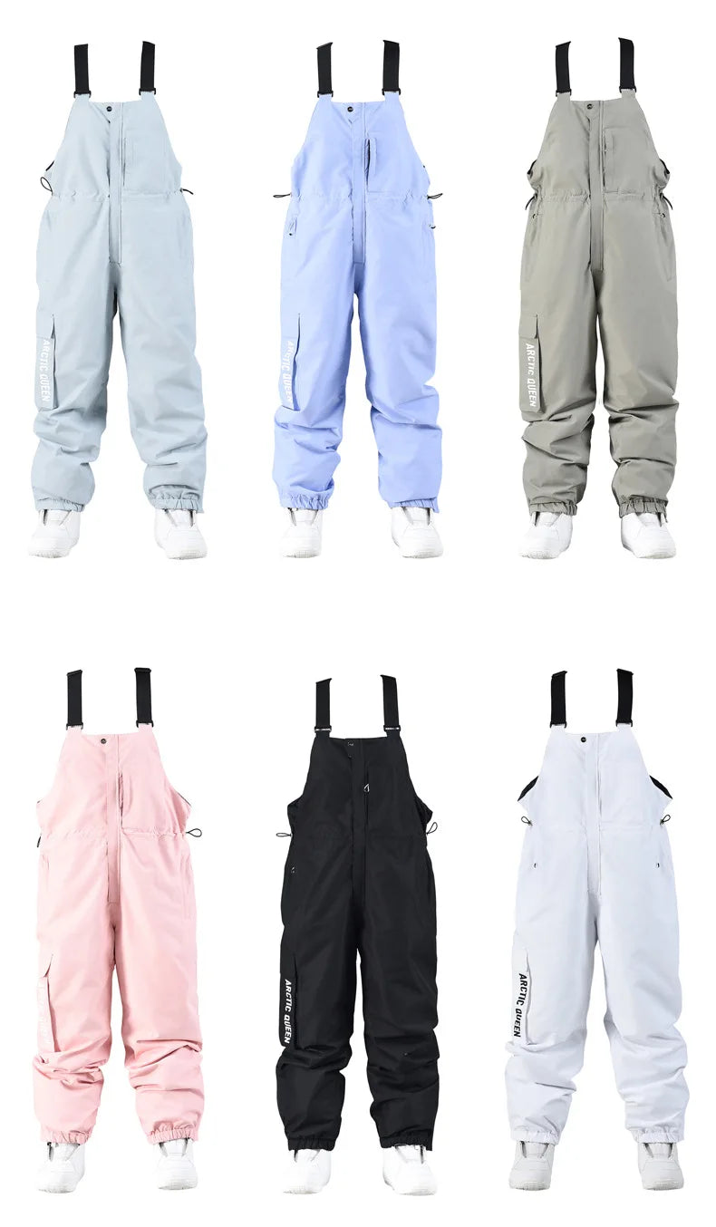 2 Piece Ski Sets for Women Ski Jackets and Pants Men Snowsuit Snowboard Coat Outfits Warm Hooded Waterproof Windproof Matching Set - The Clothing Company Sydney