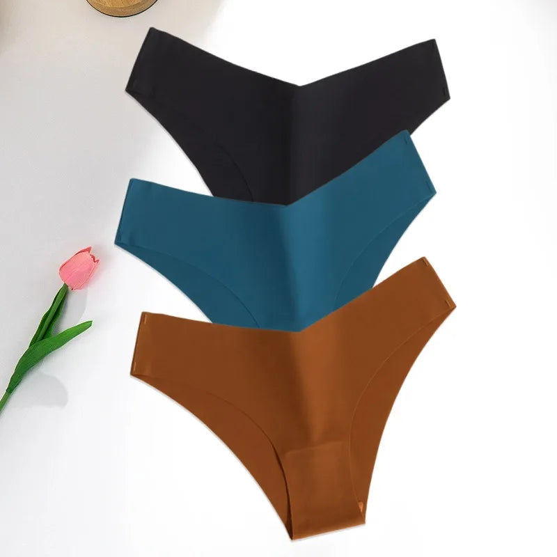 3 Pack Women's Seamless Panties Underwear Lingerie Intimate Briefs Ladies Underpants Brief Set The Clothing Company Sydney