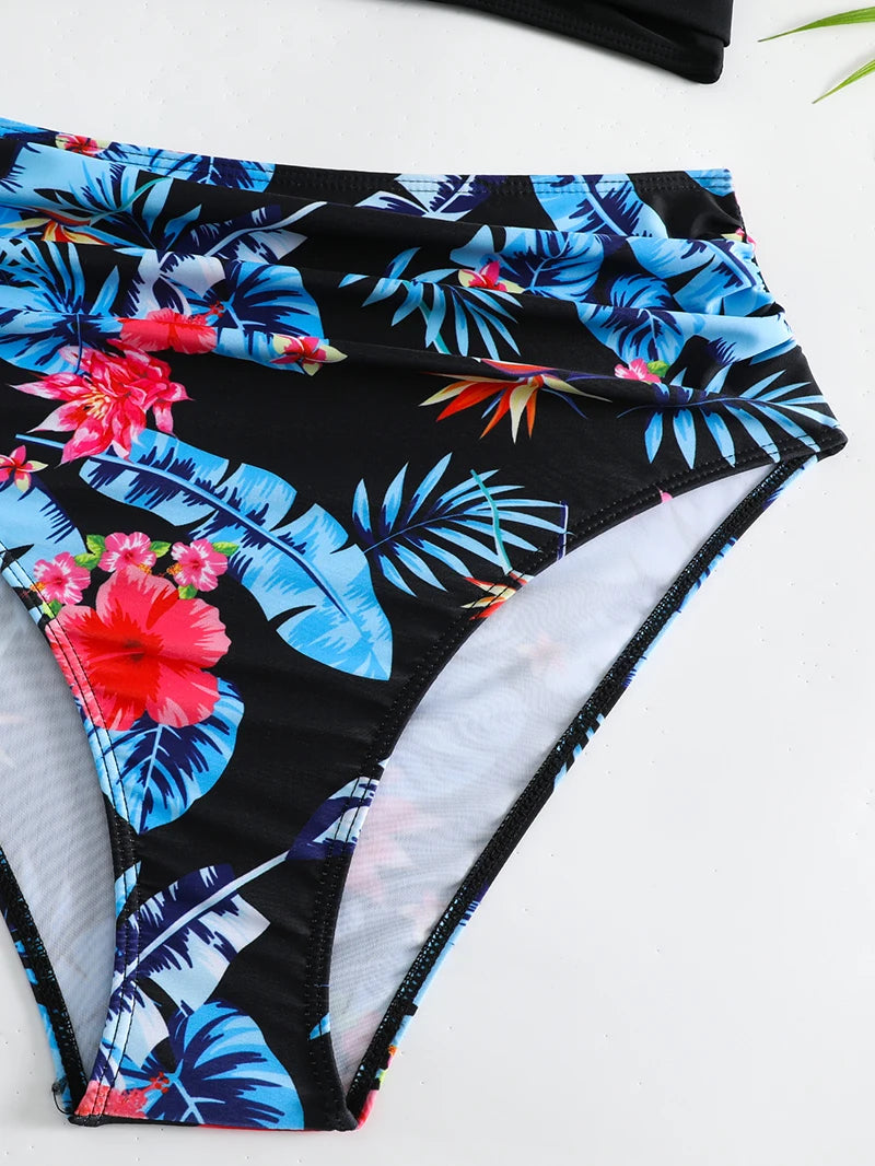 Two Piece Swimsuit Womens Bikini Set Beachwear Push Up Summer Bathing Suit Triangle Bikini Low Waist Swimwear - The Clothing Company Sydney