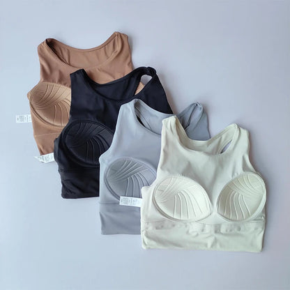 Shock proof Compact Sports Vest Running Breathable Full cup Yoga Vest Gym Clothing Summer Fitness Sports Bra The Clothing Company Sydney