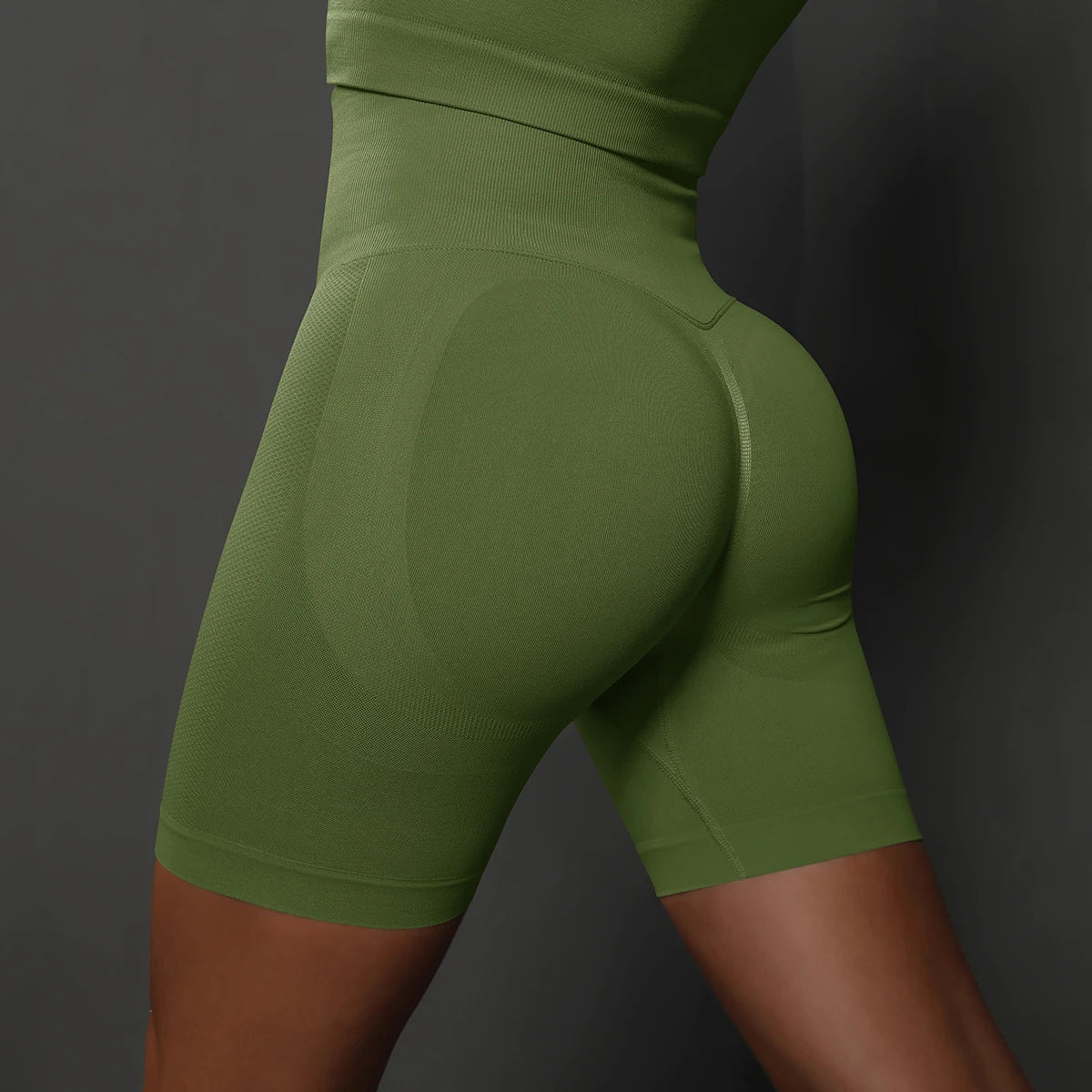 Seamless Yoga Workout Gym Fitness High Waist Sports Shorts The Clothing Company Sydney