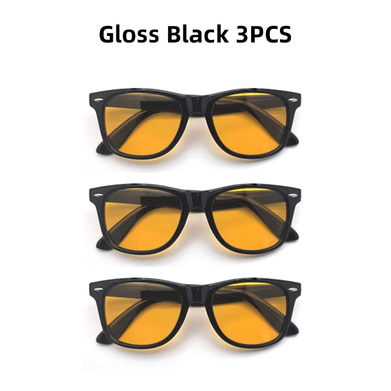 Night Vision Blue Light Blocking Glasses Men Square Computer Eye Protection Eyeglasses Gaming Women Orange Eyewear The Clothing Company Sydney