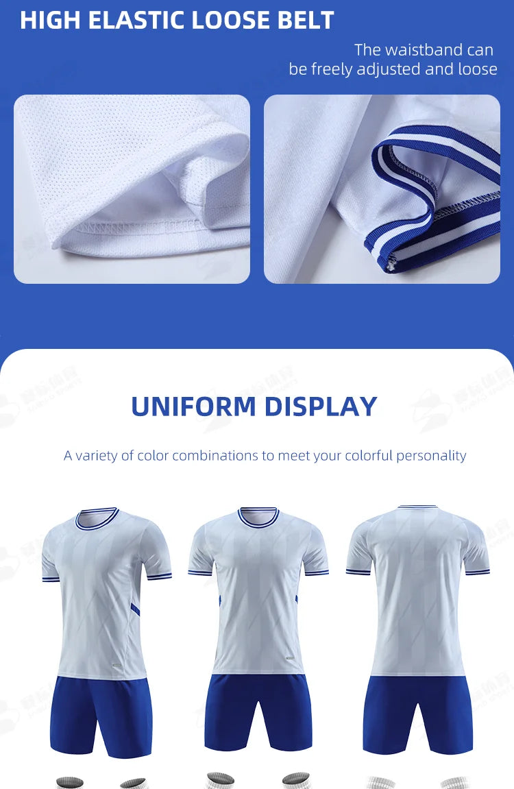 Adult Kids Customised Football Jerseys Soccer Uniform Mem Women Team Training Quick-Drying Sportswear  Futsal Tracksuit Outfit