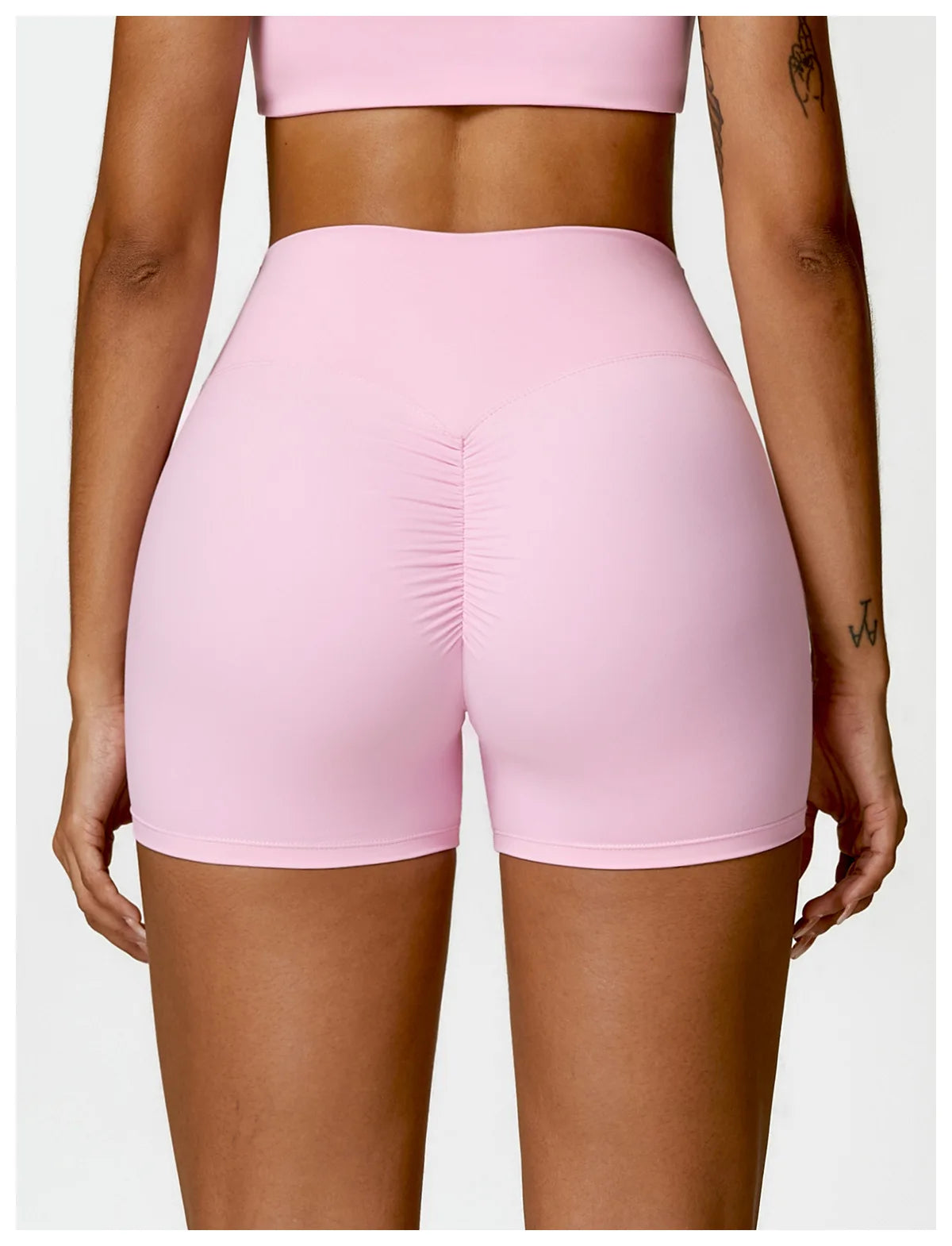 Women's Yoga Shorts Gym Leggings Cycling Slim Fit Workout Shorts High Waist Sports Shorts - The Clothing Company Sydney