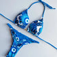 2 Piece Halter Micro Bikini Thong Swimsuit Women's Swimwear Bandage Brazilian Bathing Suit - The Clothing Company Sydney