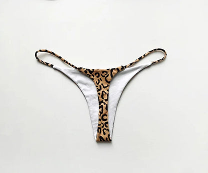 5 Pack Cotton G String Leopard Women Panties Flower Briefs Thong Low Waist T-back Underwear Seamless Lingerie - The Clothing Company Sydney