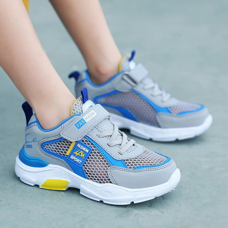 Boys Summer Breathable Mesh Sneakers – Lightweight Casual Sports Shoes for Kids The Clothing Company Sydney