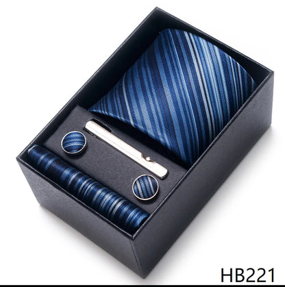 7.5 cm Business Ties Hanky Cufflink Set Tie Clips Green Necktie Corbatas For Men Wedding In Gift Box The Clothing Company Sydney