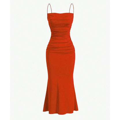 Women’s Elegant Maxi Party Dress – Spaghetti Strap Slim Fit Summer Evening Gown The Clothing Company Sydney