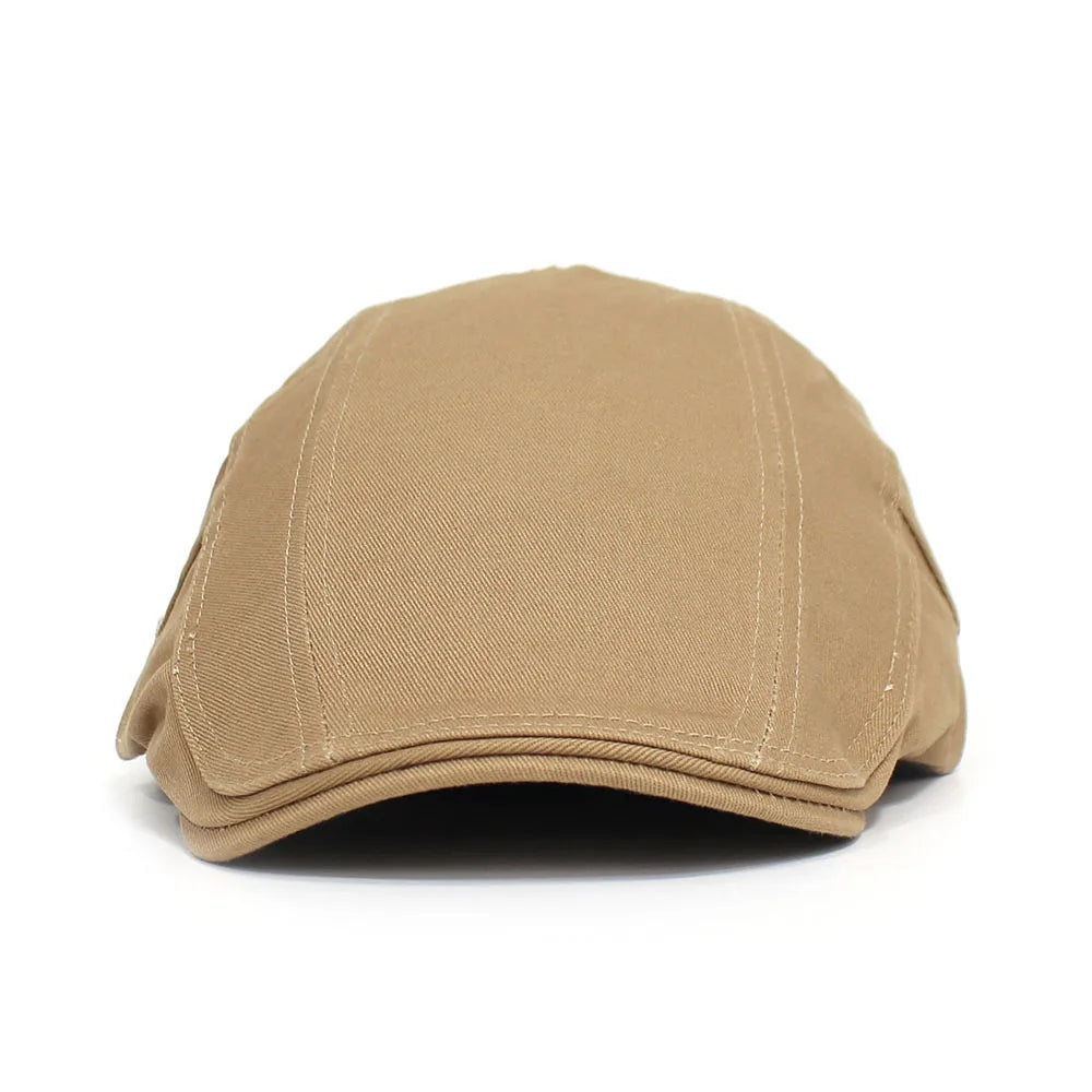 Classic Newsboy Cotton Blend Ivy Flat Brim Adjustable Beret Hat Cap The Clothing Company Sydney