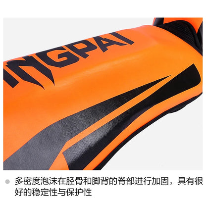 Muay Thai Kickboxing Boxing Shin Guard Pads Martial Arts Leg Protector Taekwondo Ankle Guards - The Clothing Company Sydney