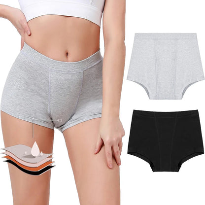 Menstrual Panties Flow Menstrual Boxer Shorts High Waist Period Panties Cotton Menstruation Underwear The Clothing Company Sydney