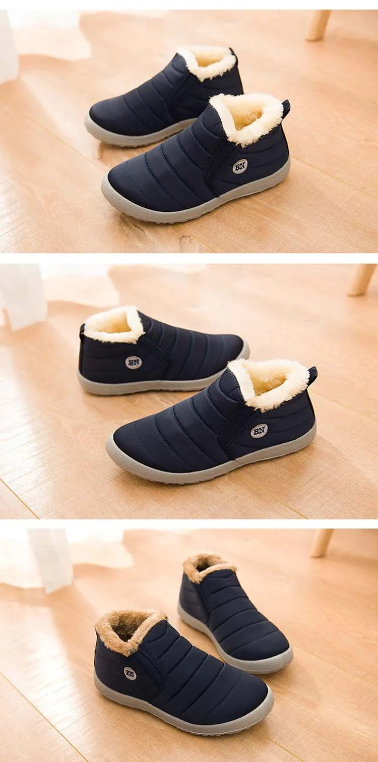 Men's Boots Snow Hiking Winter Boots For Men Outdoor Men Shoes Platform Work Shoes Footwear - The Clothing Company Sydney