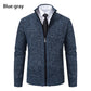Men's Casual Stand Collar Sweater Zipper Cardigan The Clothing Company Sydney