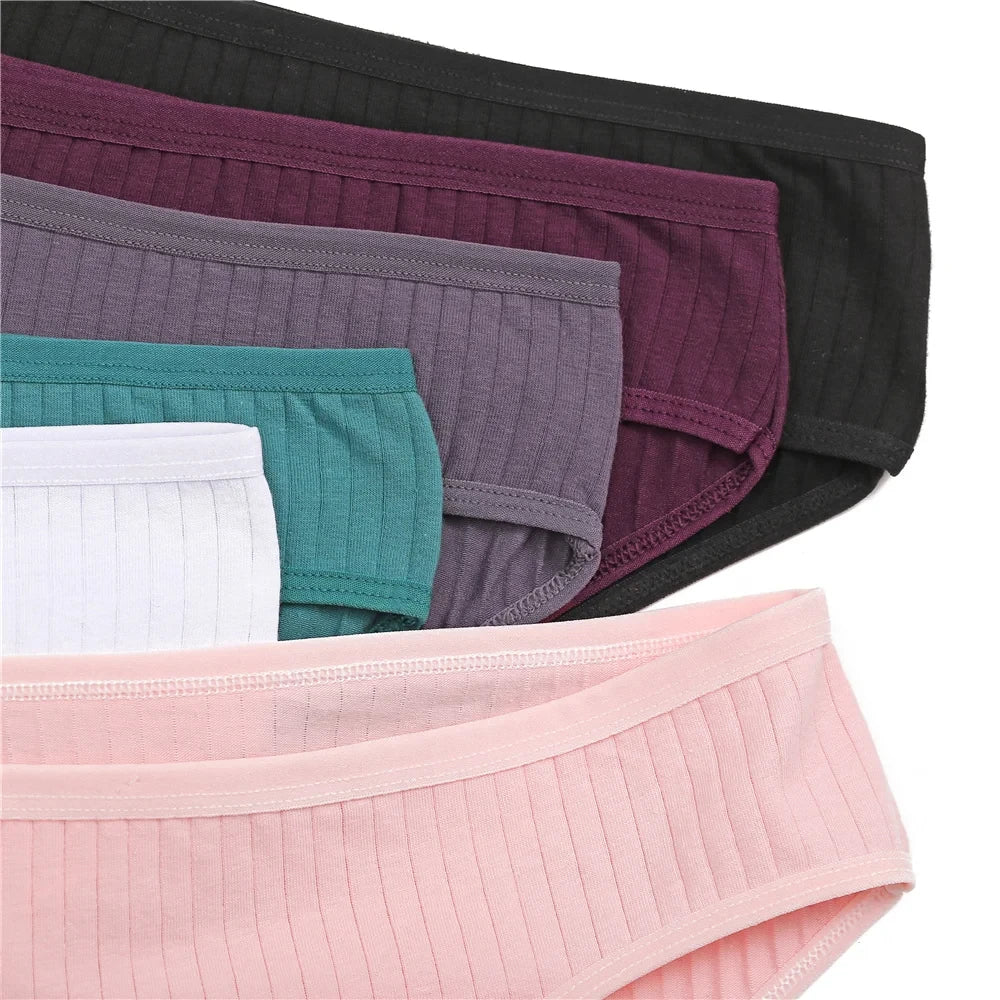 9 Pack Cotton Panties Women Underwear Striped Panty Female Soft Lingerie Briefs Underpant Intimates Set The Clothing Company Sydney