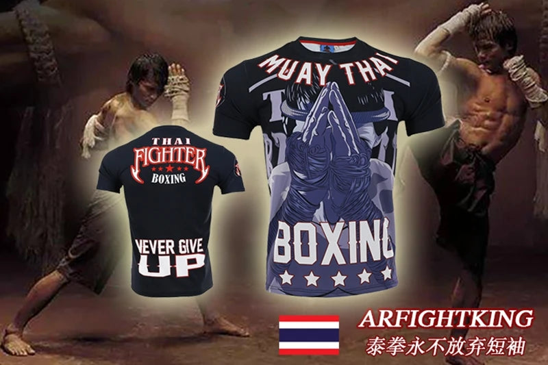 MMA Rashguard Breathable Compression Boxing Jerseys Tiger Muay Thai Jiu Jitsu Kickboxing Sweatshirt Men Wrestling T Shirt The Clothing Company Sydney