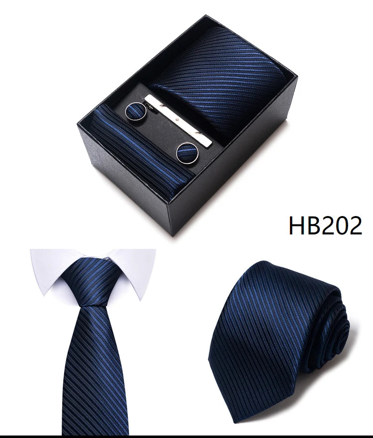 7.5 cm Business Ties Hanky Cufflink Set Tie Clips Green Necktie Corbatas For Men Wedding In Gift Box The Clothing Company Sydney
