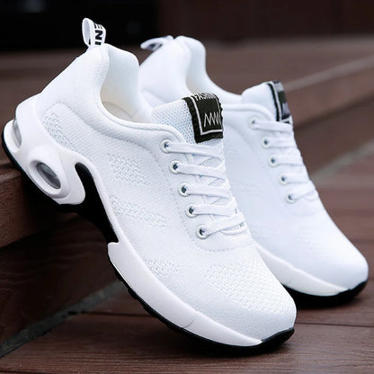 Women's Vulcanized Shoes Platform Casual Sneakers Shoes Flats Mesh Breathable Running Summer Sports Tennis Shoes - The Clothing Company Sydney
