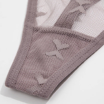 G String Thong Mesh Women Panties Low Waist Underpants T-back Underwear Thongs - The Clothing Company Sydney