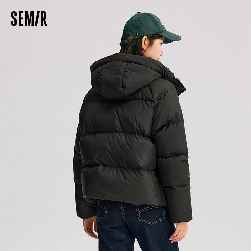 Women's Hooded Puffer Down Jacket The Clothing Company Sydney