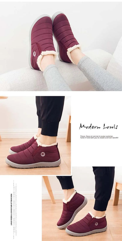 Men's Boots Snow Hiking Winter Boots For Men Outdoor Men Shoes Platform Work Shoes Footwear - The Clothing Company Sydney