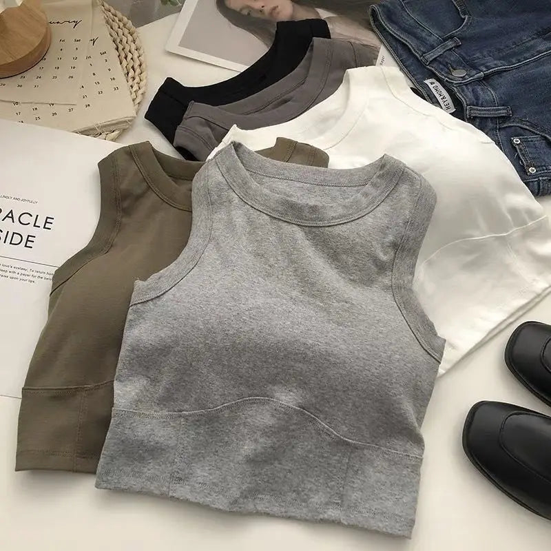 2 Pack Sports Bra Women Sleeveless Vest Beautiful Slim Tube Top Underwear With Bra Pads Undershirt Elastic Bralette Crop Top The Clothing Company Sydney