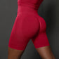 Seamless Yoga Workout Gym Fitness High Waist Sports Shorts The Clothing Company Sydney