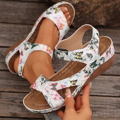 Women's Summer Casual Wedges Footwear Soft Heeled Sandals The Clothing Company Sydney