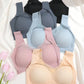 2 Pack Women's Lace Plus Size Seamless Bra Bralette Backless Brassiere Vest Female Gather Shock-Proof Wireless Sports Bra The Clothing Company Sydney