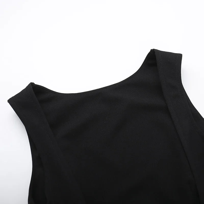 White Backless Patchwork Fashion Summer Elegant Party Mini Dress - The Clothing Company Sydney