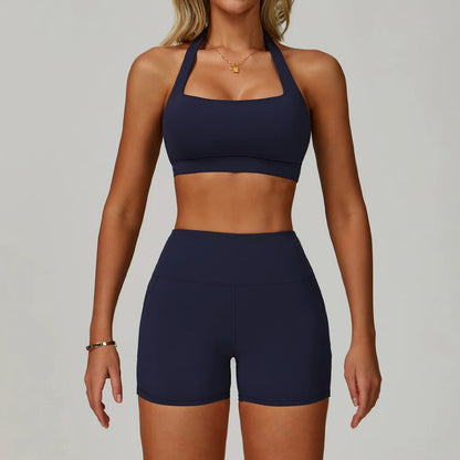 2 Piece Set Women's Tracksuit Fitness Clothes Yoga Sets Sportswear Workout Bra High Waist Leggings Set Gym Clothing Sports Suits The Clothing Company Sydney