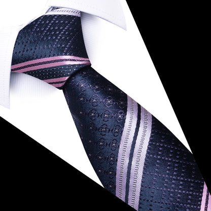 Necktie Man Dark Blue Wedding Accessories Dot Performance Tie Men Necktie Cravat - The Clothing Company Sydney