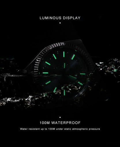 Cadisen DD40 Mens Luxury Automatic AR Sapphire Glass Mechanical Wristwatch 10Bar Miyota 8285 Movt Watch - The Clothing Company Sydney