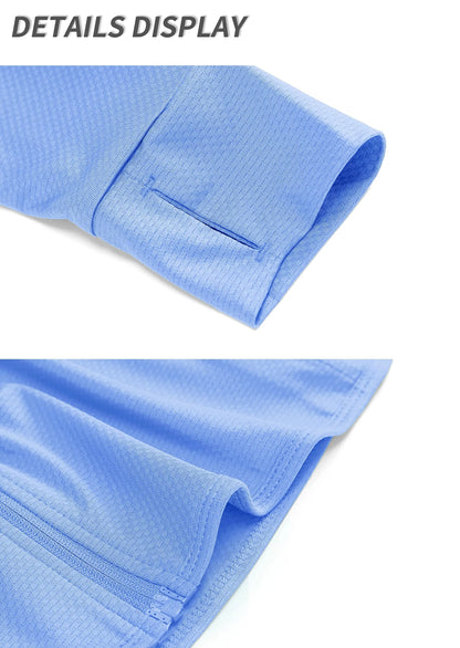 UPF 50+ Sun Protection Summer Shirts Women's Long Sleeve Shirts Full Zip Casual Jackets Zipper Pockets Golf Athlete Tops The Clothing Company Sydney